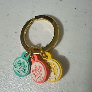 Disney play in the parks mini icon keychain bag charm